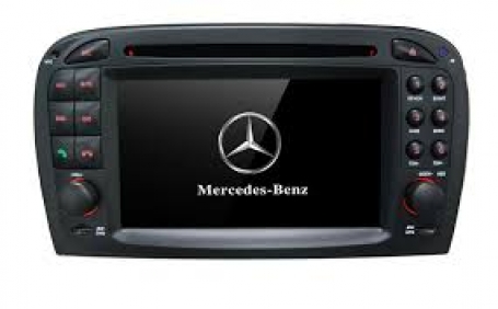 Mercedes SL R230 2001-2012 radio navigatie bluetooth android 12 draadloos apple carplay android auto overname bose